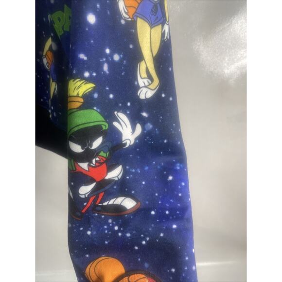 Space Jam Tune Squad Crop Top Hoodie Rare Size Juniors XL 44" Chest 18" Length - Picture 9 of 16